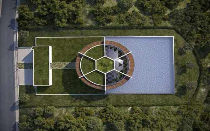 Rumah Baru Messi Mirip Lapangan Sepak Bola