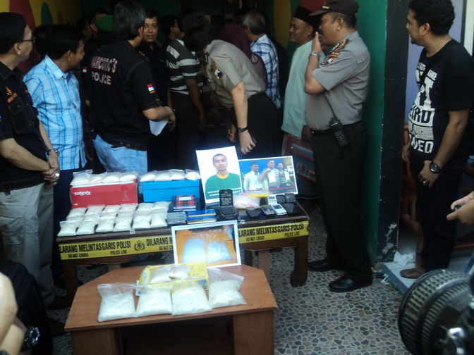 Polisi Tangkap Sindikat Narkoba Internasional di Karanganyar