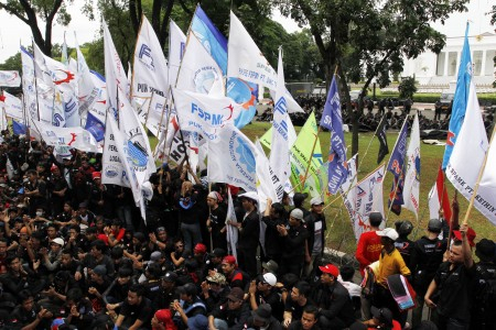 Demo, 4 Buruh di Cikarang Diduga Tewas