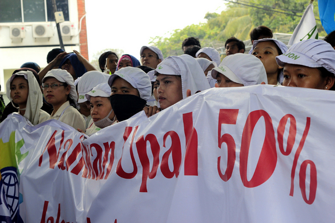 Buruh : Demo Hari Ini Sesuai Rencana