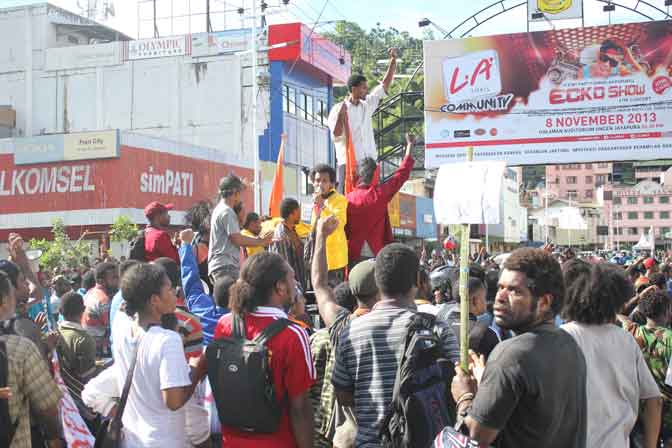 Mahasiswa Papua Tolak Otsus Plus