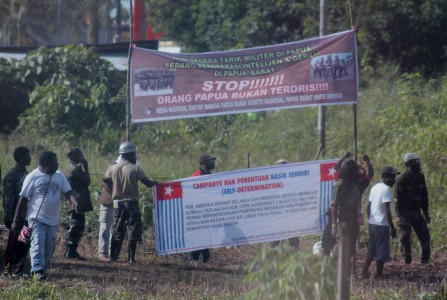 Jelang HUT OPM, Bentrok Senjata di Jayapura