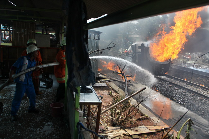 Jalur Kereta Serpong-Tanahabang Sudah Normal