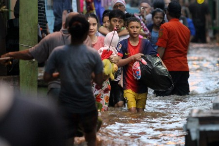 Puluhan Kelurahan di Jakarta Terendam Banjir