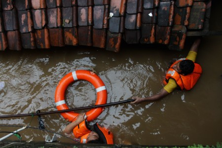 Akibat Banjir, Ribuan Warga Tulangbawang Lampung Mengungsi