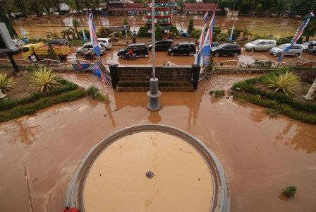 Kena Banjir, Logistik Pemilu Sulawesi Utara Luluh Lantak