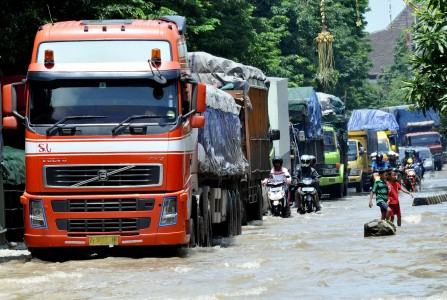 Banjir Pantura Kendal Mulai Surut