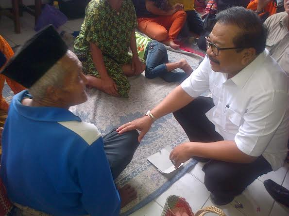 Pesan Soekarwo untuk Pengungsi Gunung Kelud