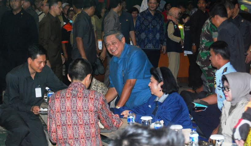 SBY Janjikan Rekreasi Gratis untuk Pengungsi Kelud