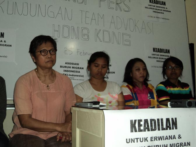 Jelang Sidang, Tim Advokasi Hong Kong kunjungi Erwiana