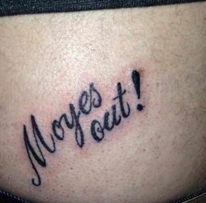 Pendukung United Buat Tato 