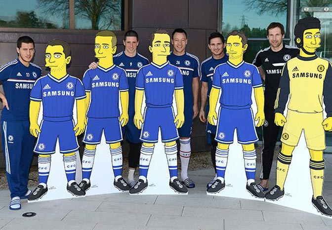 Chelsea Bakal Tampil di Fim The Simpsons
