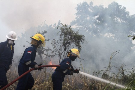 Hujan Di Riau Diprediksi Belum Akan Jinakkan Titik Api