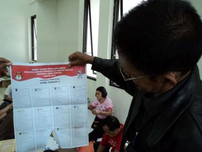 Ratusan Surat Suara Di Jawa Tengah Rusak