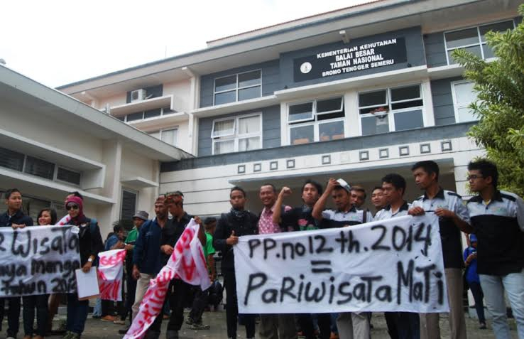Tiket Wisata Melonjak, Pelaku Pariwisata Bromo Demo
