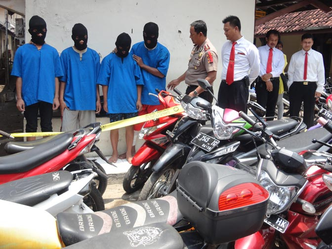 Kepolisian Cirebon Ringkus Jaringan Curanmor Lintas Provinsi