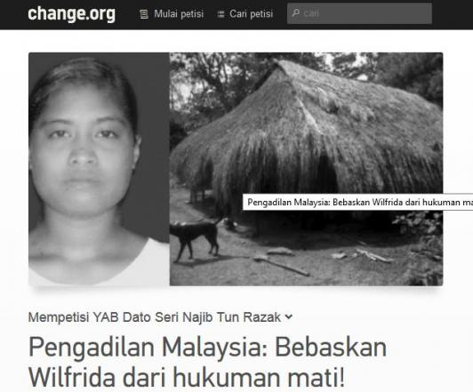 Jaksa Malaysia Ngotot Wilfrida Bersalah