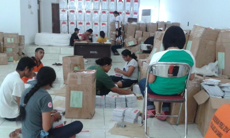 Surat Suara DPRD Kabupaten Masih Kurang di Sumba Timur