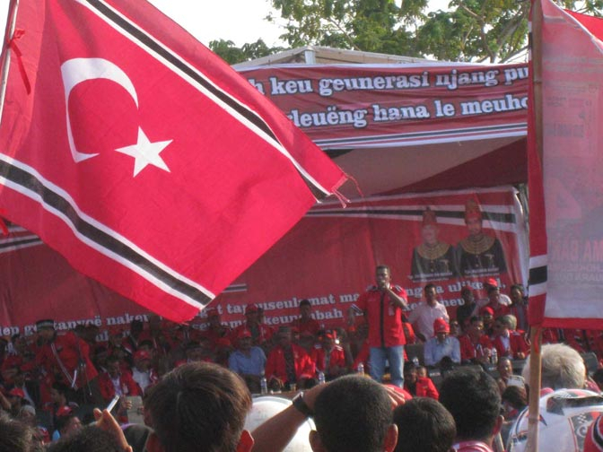 Panwaslu Aceh tak Bisa Larang Pengibaran Bendera GAM di Kampanye Partai Aceh