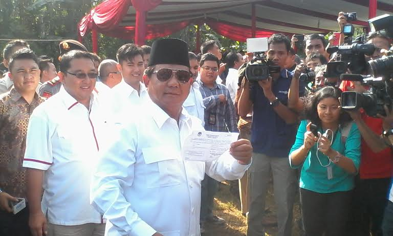 Anjing Pelacak Amankan TPS Prabowo Subianto