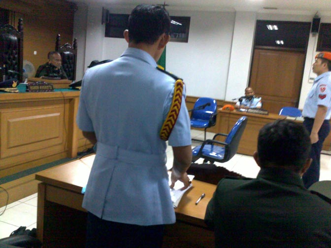 Anggota Kopaskhas Dituntut 14 Tahun Penjara