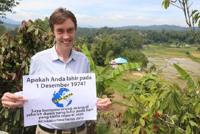 Richard Avis: Mencari Kembaran Sampai ke Ujung Dunia