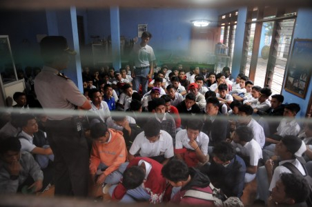 Pascaujian Nasional, Polisi Larang Siswa Konvoi