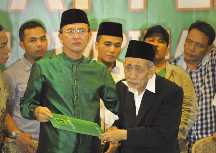 Suryadharma Ali Hadiri Mukernas PPP di Bogor