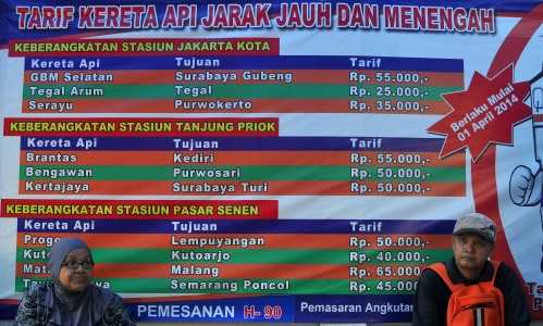 Jelang Lebaran, Penumpang Masih Bisa Beli Tiket Kereta Api di Stasiun