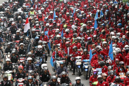 Hari Buruh: Ada Buruh Dukung Capres, Buruh Lain Tolak Pemilu