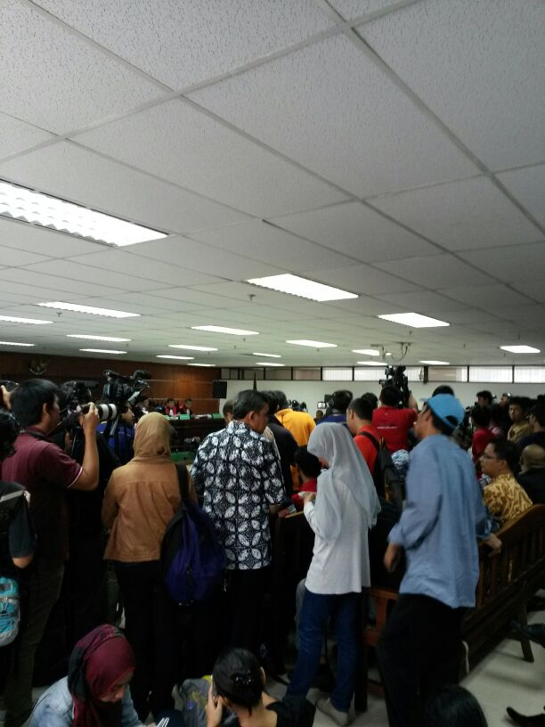 Kesaksian Sri Mulyani Buat Pengadilan Tipikor Penuh Sesak
