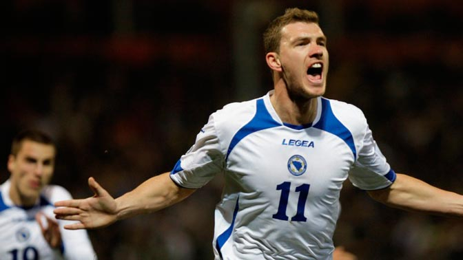 Bosnia Andalkan Duet Dzeko dan Ibisevic