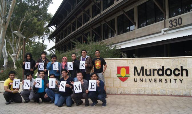 Mahasiswa Indonesia di Australia Tolak Capres Fasis