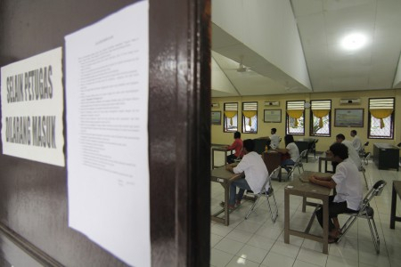 2 Napi Anak Jalani UN di Lapas Cibinong