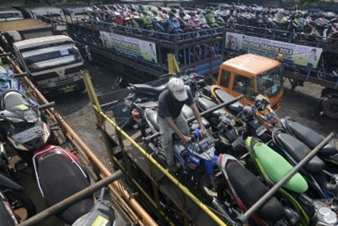 Masih Sedikit, Peminat Angkutan Lebaran Gratis Khusus Motor