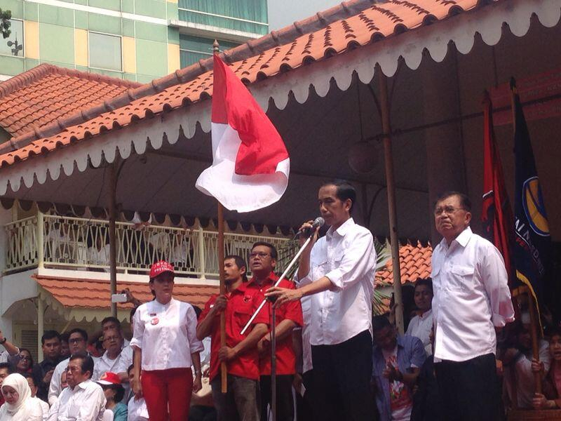 Bersama JK, Jokowi: Kita Punya Keyakinan Membawa Gerakan Perubahan