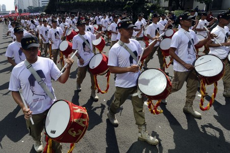 Jelang Pengundian Nomor Urut, Kubu Prabowo Pamer Ribuan Pendukung