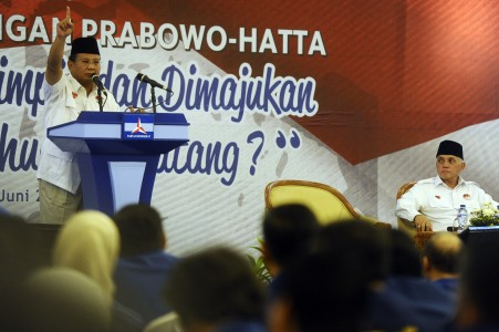 Jelang Kampanye, Prabowo Konsolidasi dengan 400 Kepala Daerah
