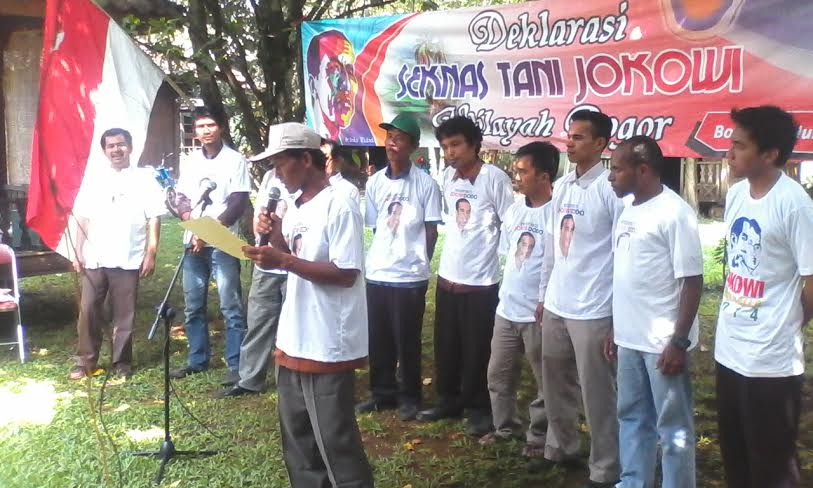 Kaum Tani Bogor Jagokan Pasangan Jokowi-JK