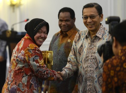 Lagi, Surabaya Raih Pengharagaan Kota Terbersih