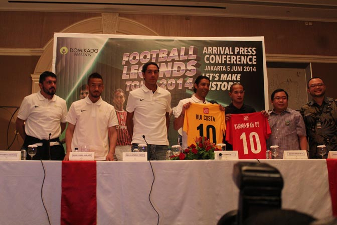 Pemain Legenda Siap Hadapi Indonesia All Stars