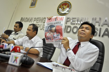 Bawaslu Kantongi Wartawan Penulis Tabloid Obor Rakyat