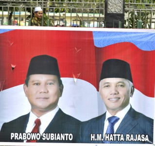 Simpatisan Prabowo di Lampung Gelar Tanda Tangan Dukungan