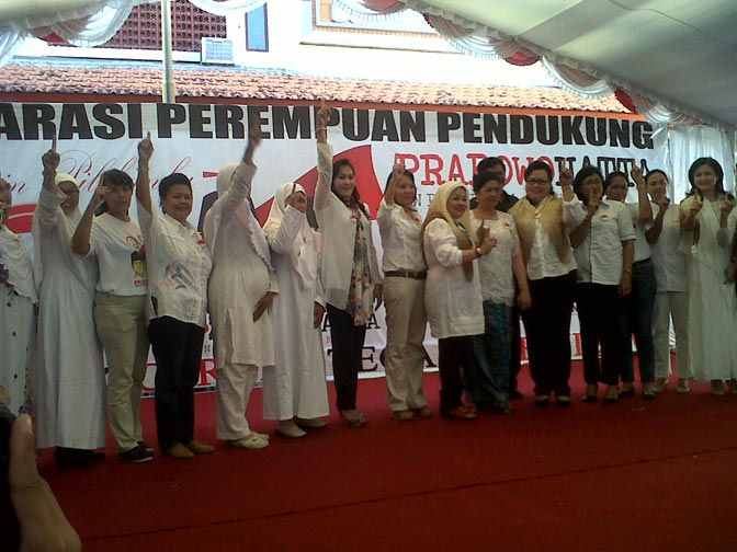 Koalisi Perempuan Bali Dukung Prabowo Dideklarasikan