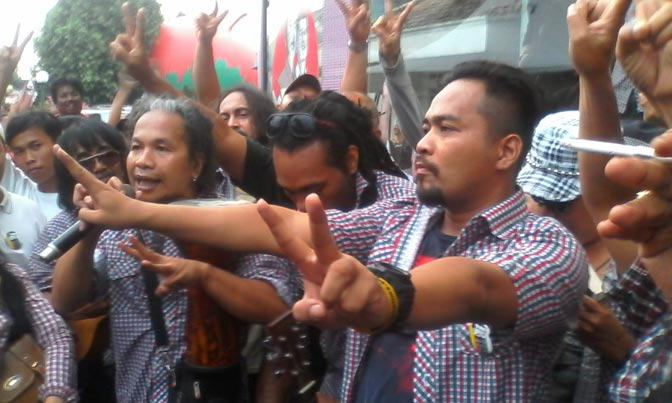 Puluhan Artis Kampanyekan Jokowi-JK di Bogor