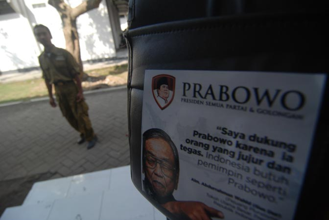 Gusdurian Jatim Keberatan Foto Gus Dur Dipakai Kampanye Prabowo-Hatta