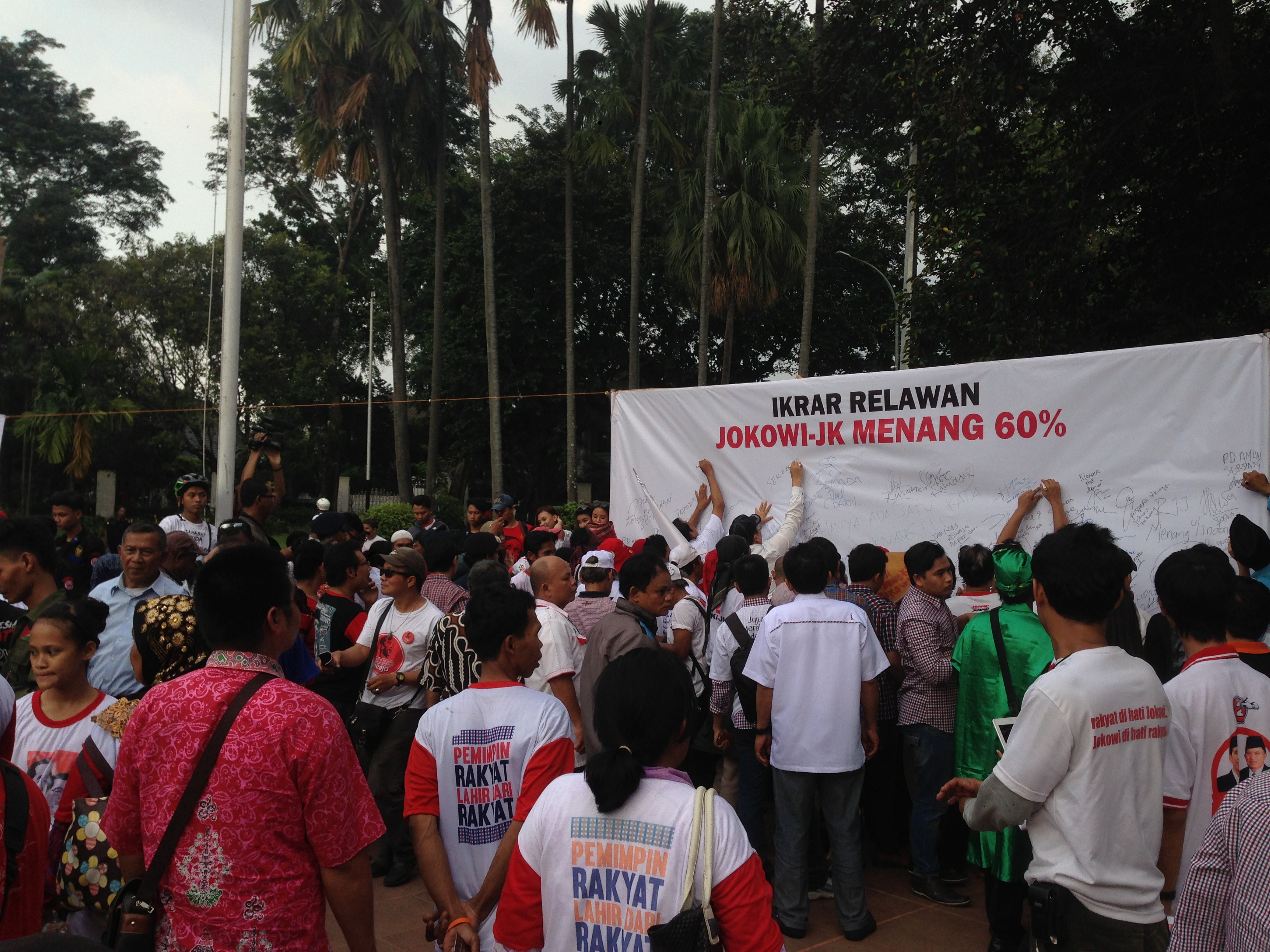 Relawan Jokowi-JK se-Indonesia Target Menang 60 Persen Suara