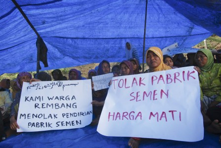 Warga Penolak Pabrik Semen Anggap Percuma Mediasi Gubernur Ganjar