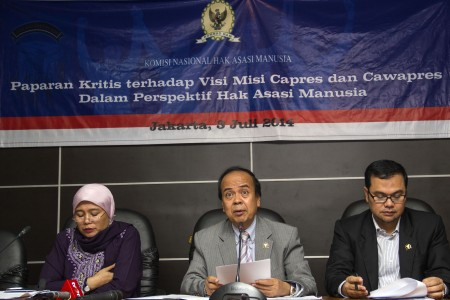 Pasangan Capres-Cawapres Tidak Hadir di Panel Komnas HAM