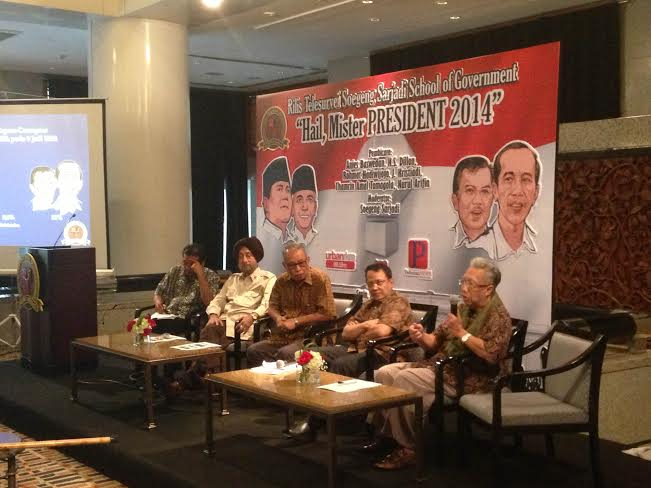Survei Soegeng Sarjadi : Jokowi-JK 51%, Prabowo-Hatta 43,4 %